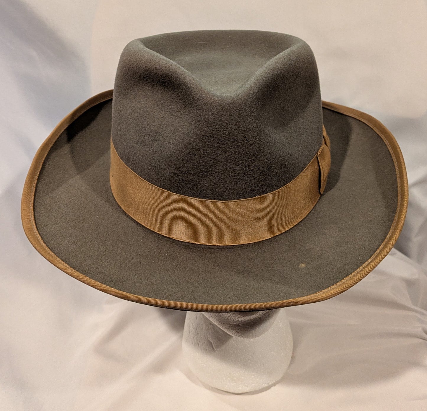Hat, Fedora Vintage Grey 4