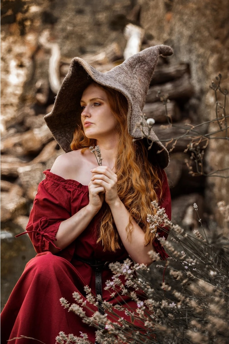 Hat, Witch or Wizard Light Brown