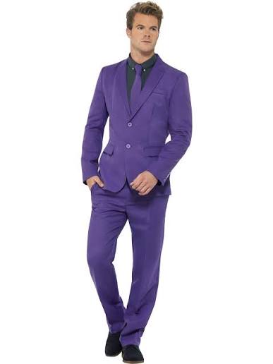 Suit, Purple; Large