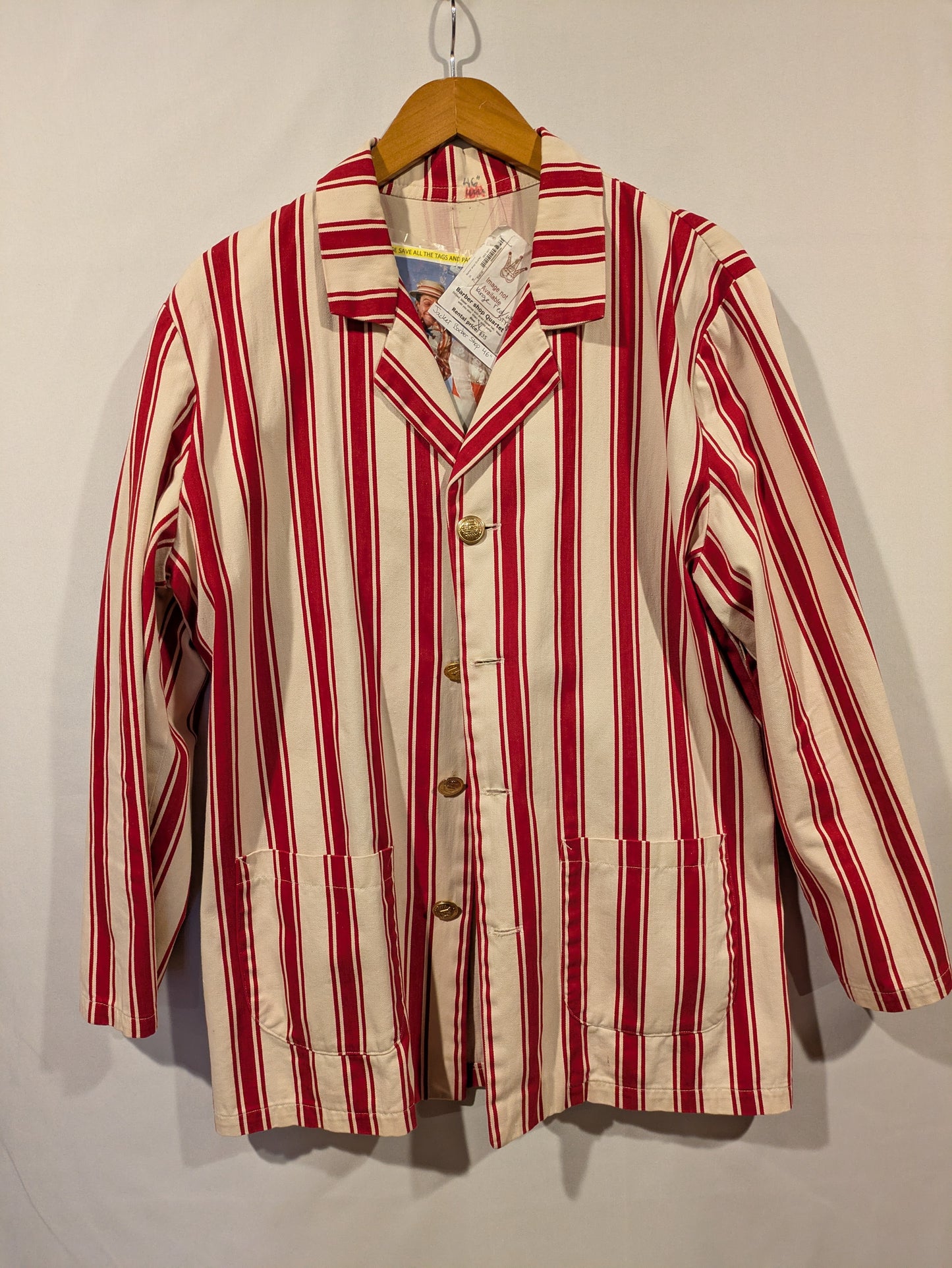 Jacket, Barber Shop Vintage 46"