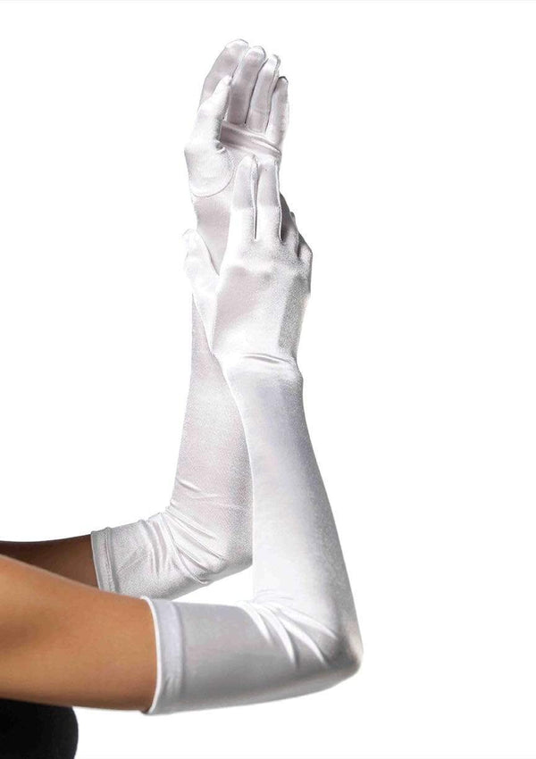 Gloves, Opera White A Masquerade Costume Gloves, Opera White A Masquerade Costume