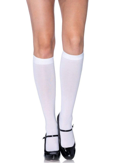 Knee High, Opaque-White : OS