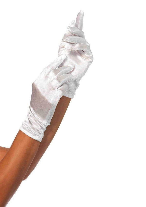 Gloves, Wrist Length White