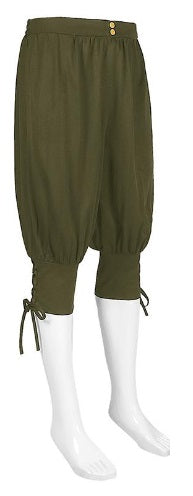 Knee Pants, Medieval Green
