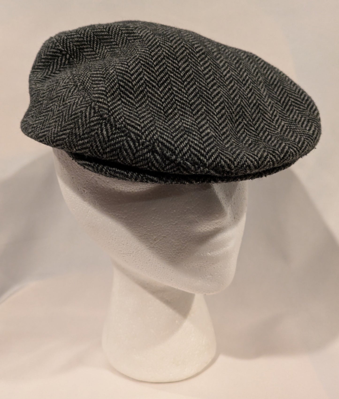 Cap, Newsboy Herringbone Used 21"