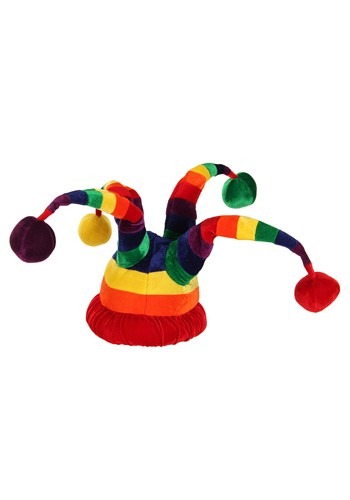 Hat, Jester Multi Color Wacky