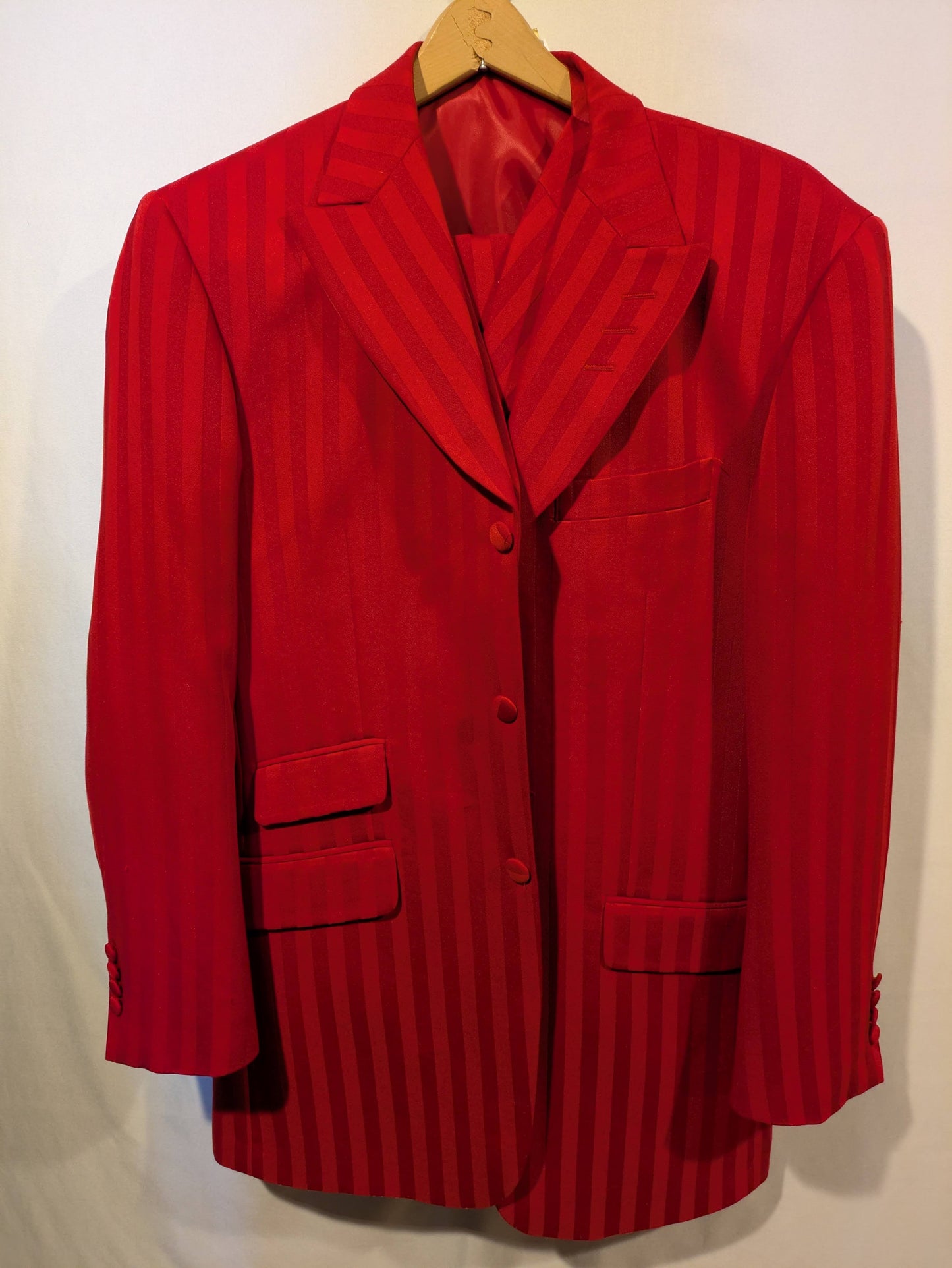 Zoot Suit, Red Stripes 3pcs
