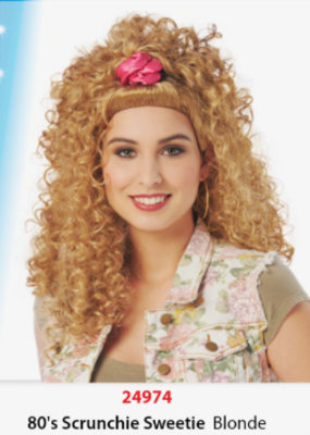 Wig, 80s Scrunchie Sweetie