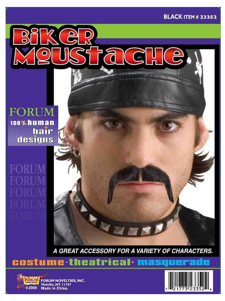 Moustache, Biker-black
