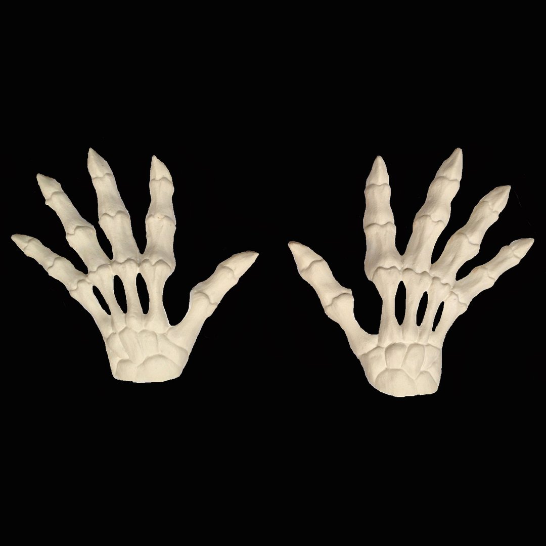 Hands, Foam Latex, Skeleton-Skeleton