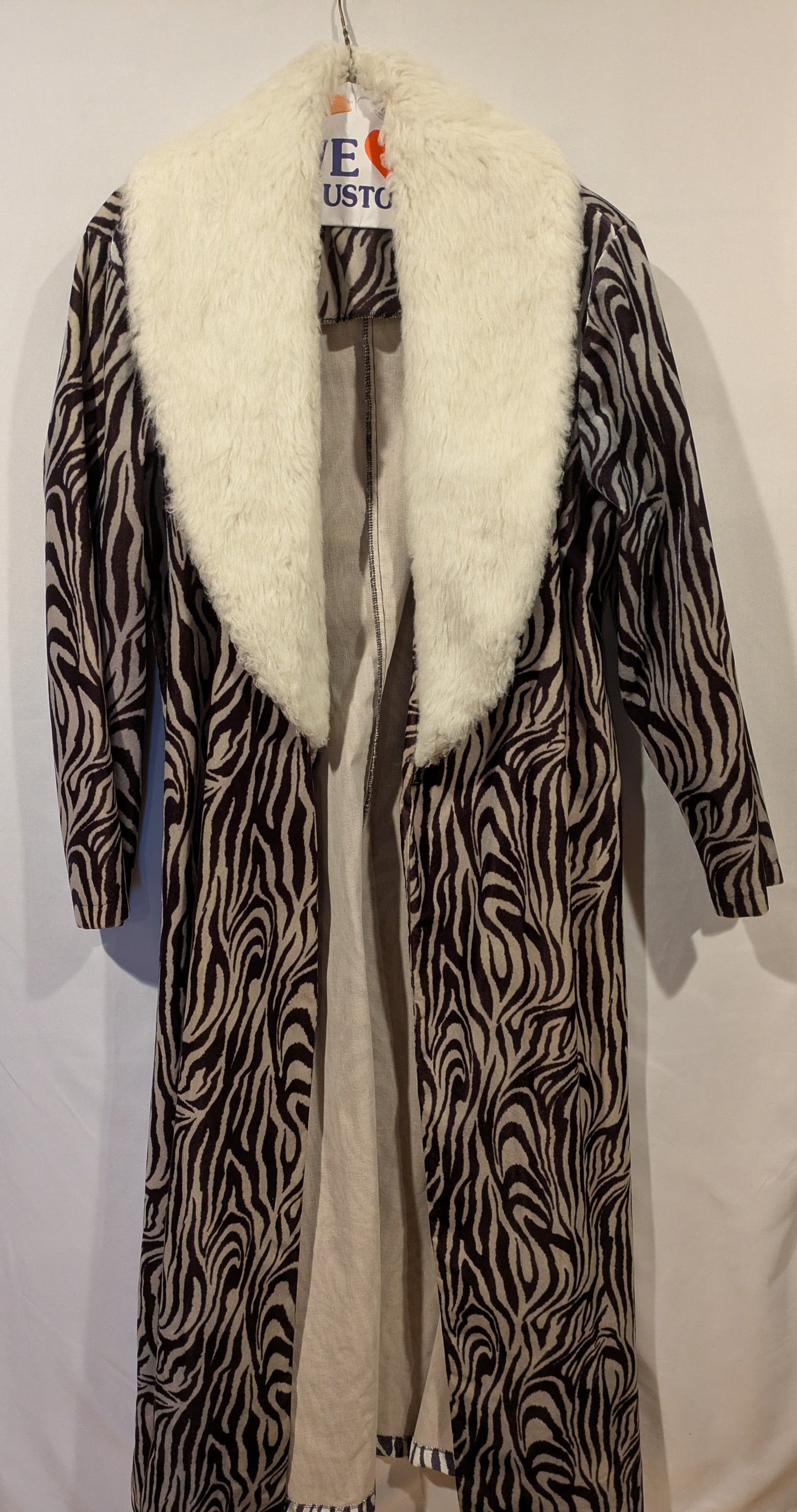 Coat, Zebra Pimp M