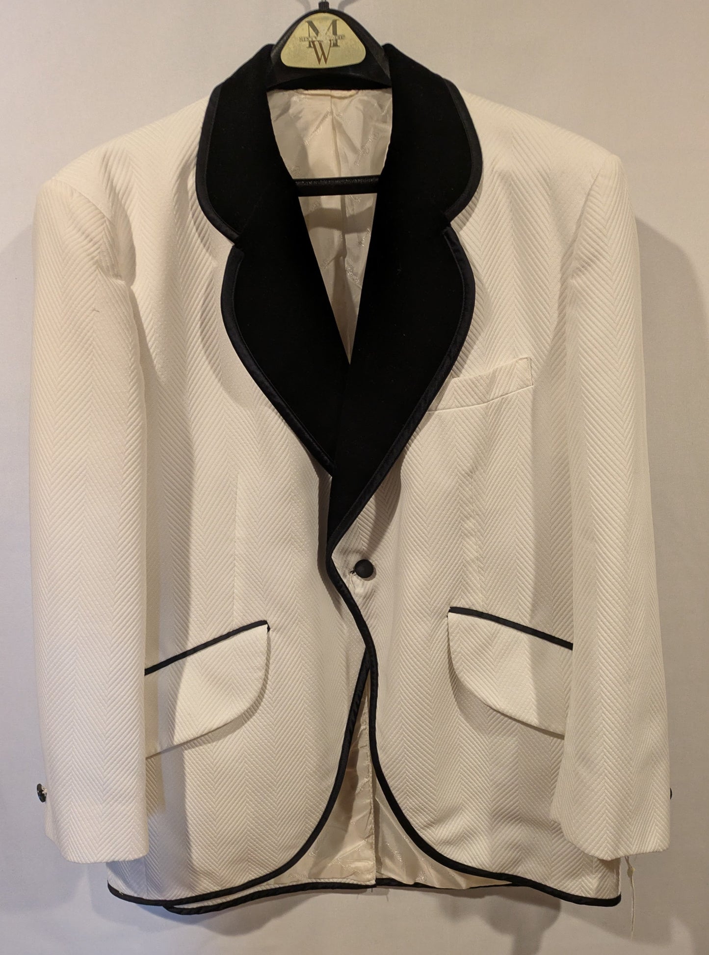 Jacket, Tux White Vintage 44s