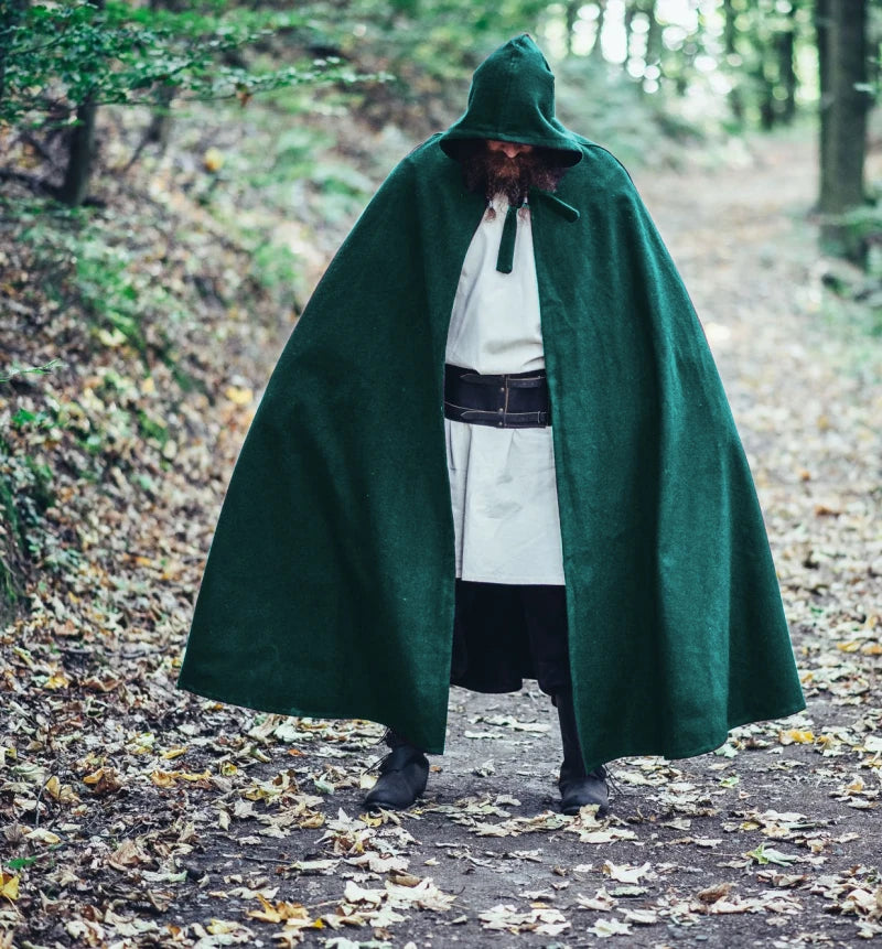 Cape, Wool Hervir Green