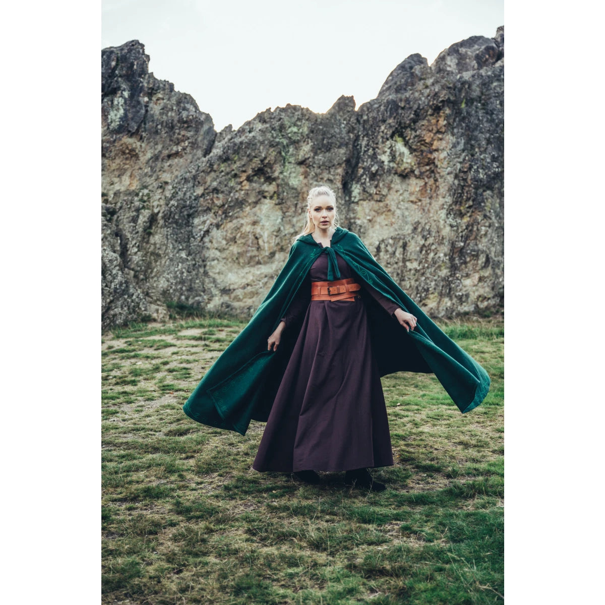 Cape, Wool Alma Green