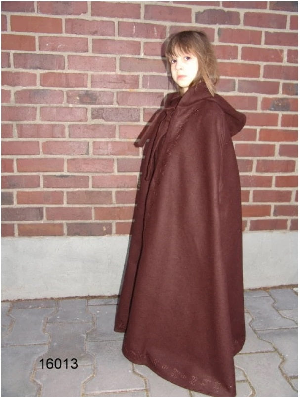 Cape, Wool Brown Kid's