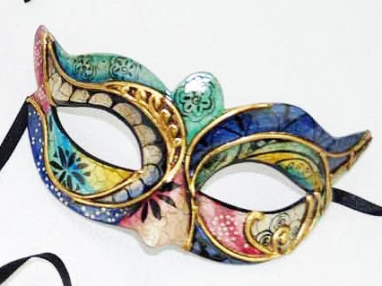Camilla Eye Mask, Handpainted