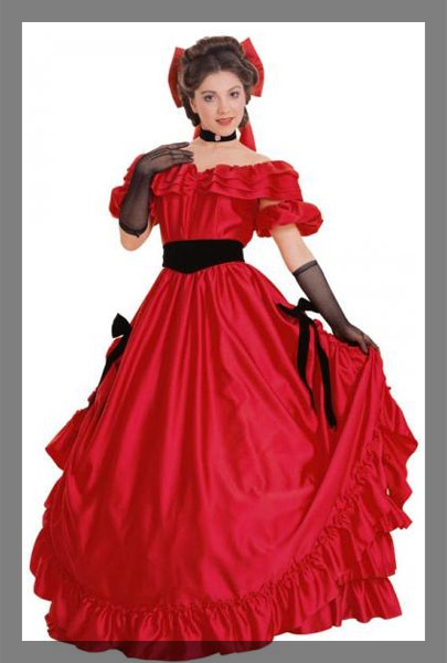 Rubie's Costume Women's Red Southern Belle Scarlet Costume, S Rubie's Costume Women's Red Southern Belle Scarlet Costume, S