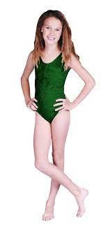 Leotard, Velvet Green L
