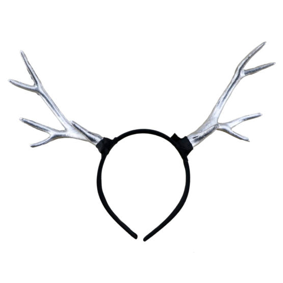 Antlers, Silver Deer Black & Silver