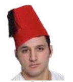 Hat, Fez Velour