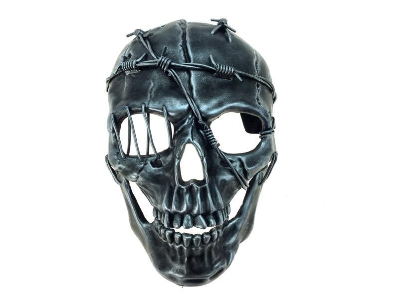 Mask, Steampunk Skeleton Silver