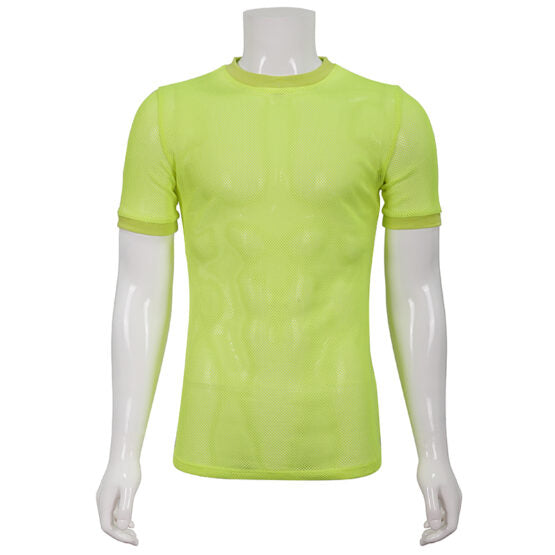 Shirt, Mesh Neon Yellow- : Large