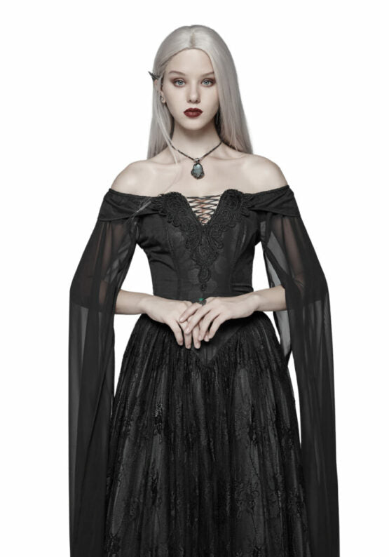 Dress, Victorian Long A Masquerade Costume Dress, Victorian Long A Masquerade Costume