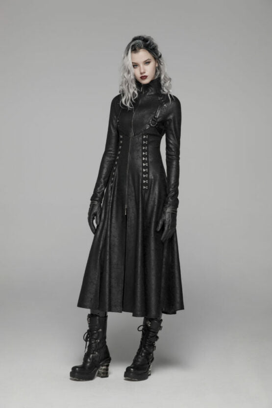 Coat, Dark Punk Long- : 2XL