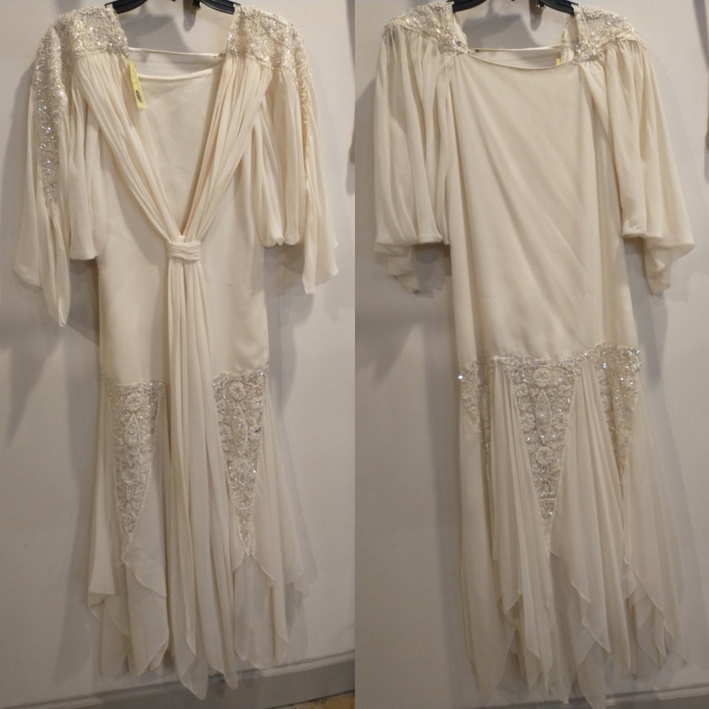 20s Gown, Ivory Silk