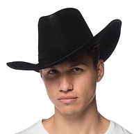 Hat, Frontier Cowboy-BLK  : o/s