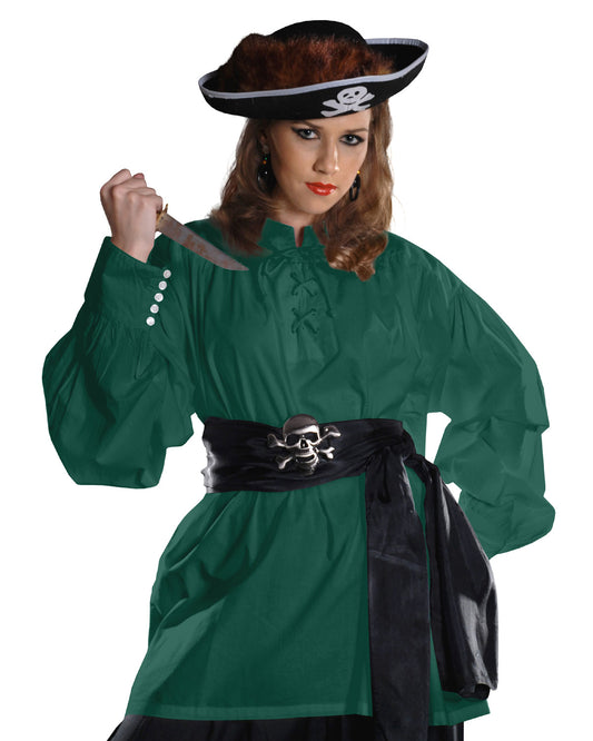 Shirt, Grace O' Malley Poet Green