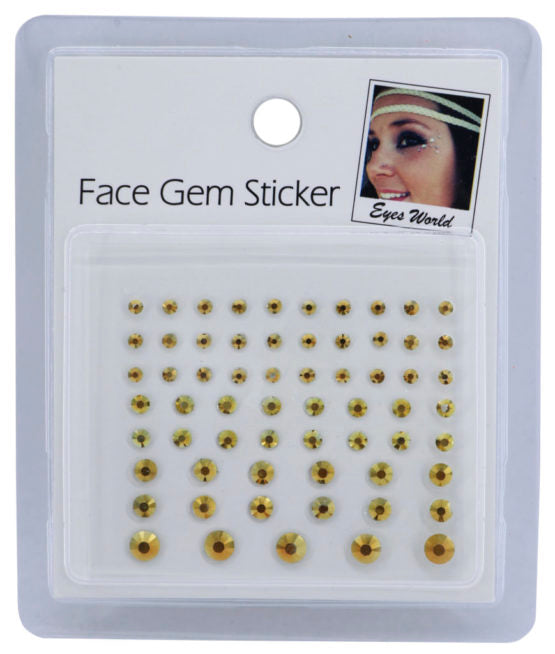 Face Jewels, Stickers-Gold