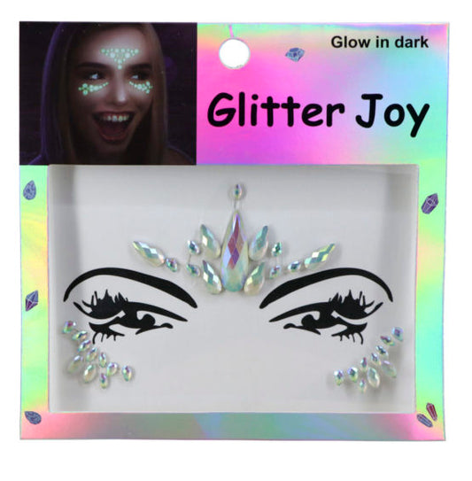 Body Rhinestones, Face Gems-AB Glow