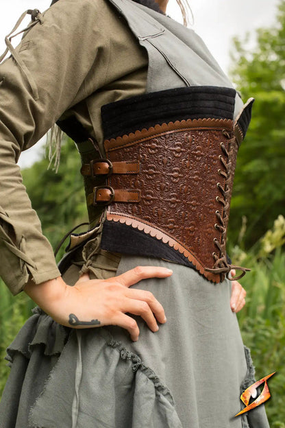 Corset, Margot Leather Black XS/S