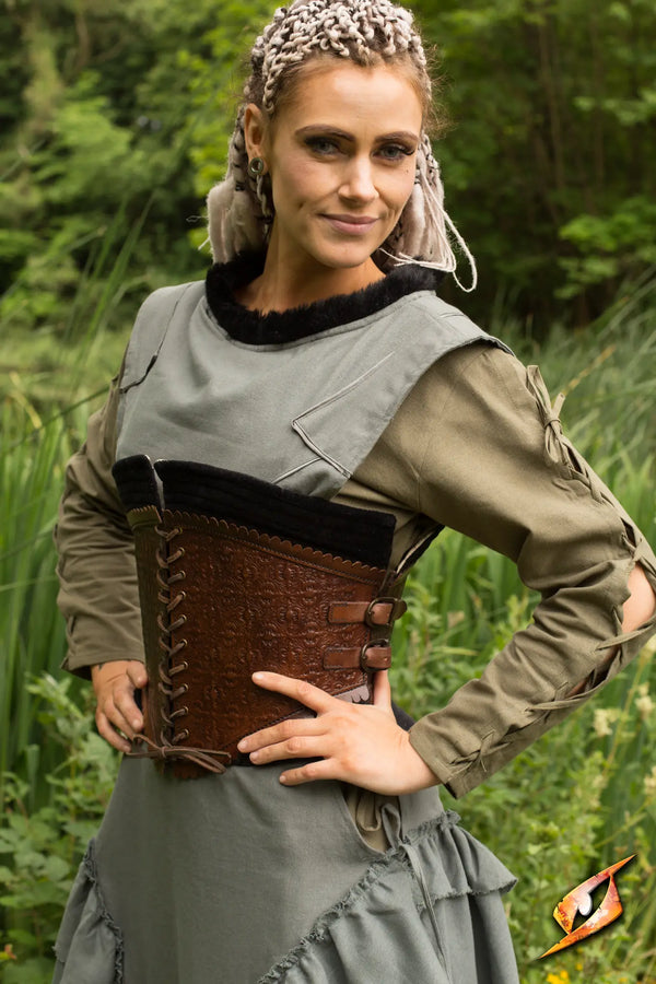 Corset, Margot Leather Black XS/S