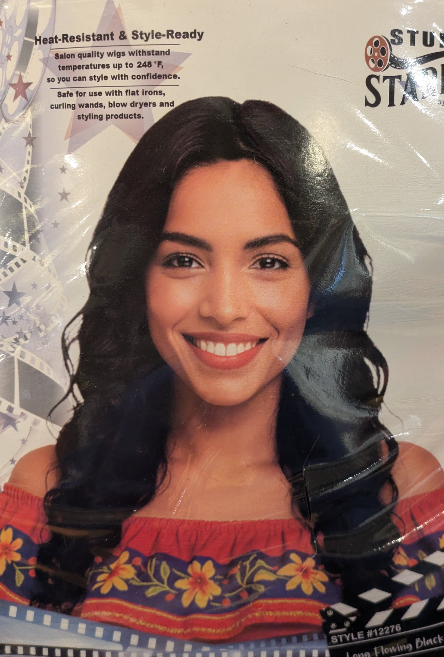 Wig, Long Flowing Black