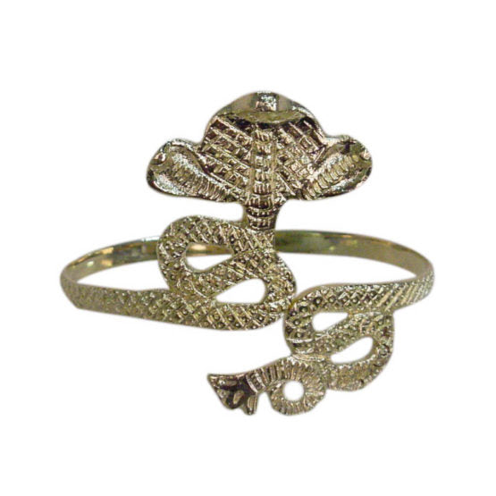 Bracelet, 3 Face Cobra-Gold