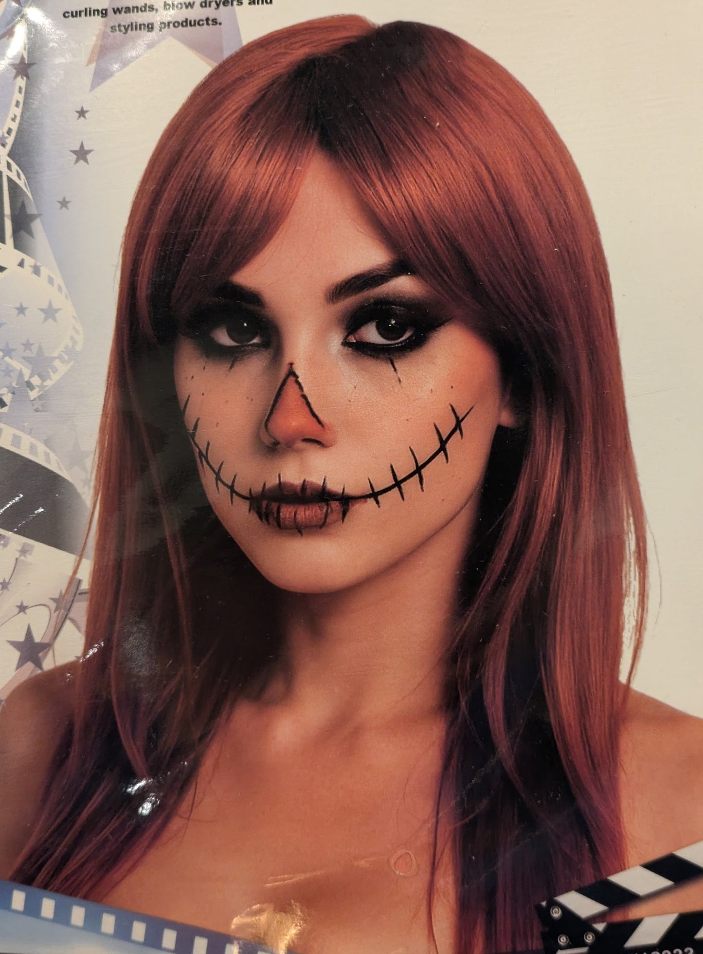 Wig, Jessica Long Orange