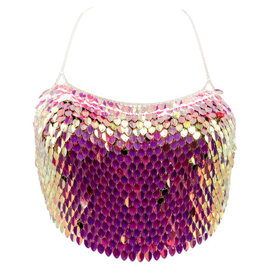 Halter Top, Leaf Orange