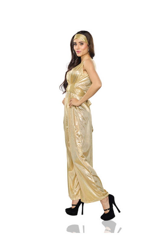 Jumpsuit, Disco Sparkle Gold