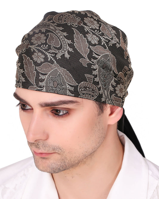 Head Scarf, Brocade Triangle-  : OS