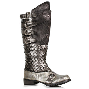 Boots, Medieval Fantasy Drago-pewter : M(10,11)