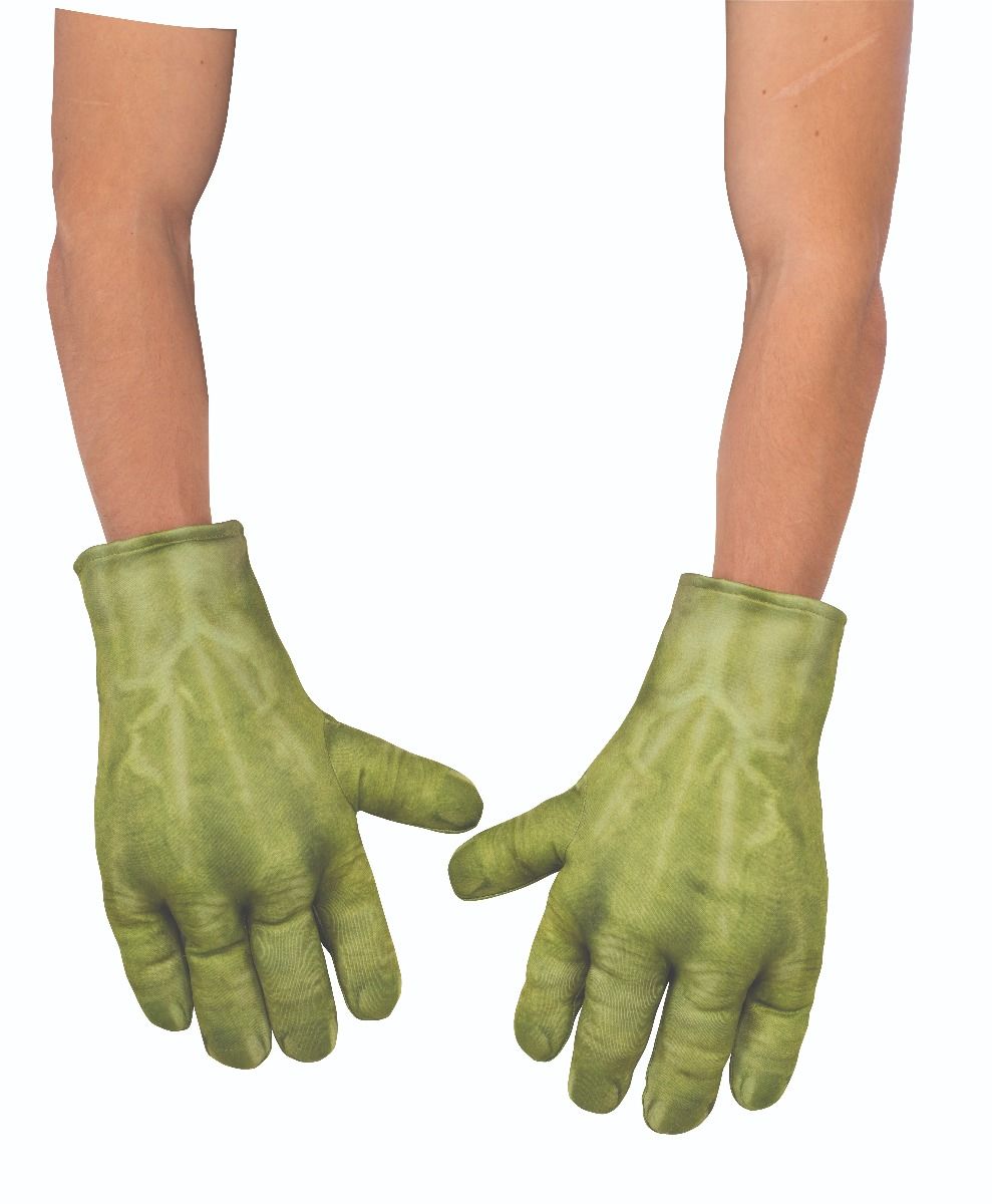 Gloves, Hulk-Green : Adult