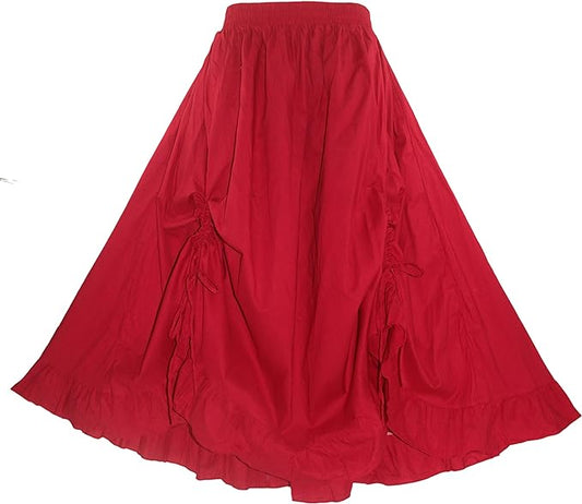 Skirt, Pirate Maxi Red