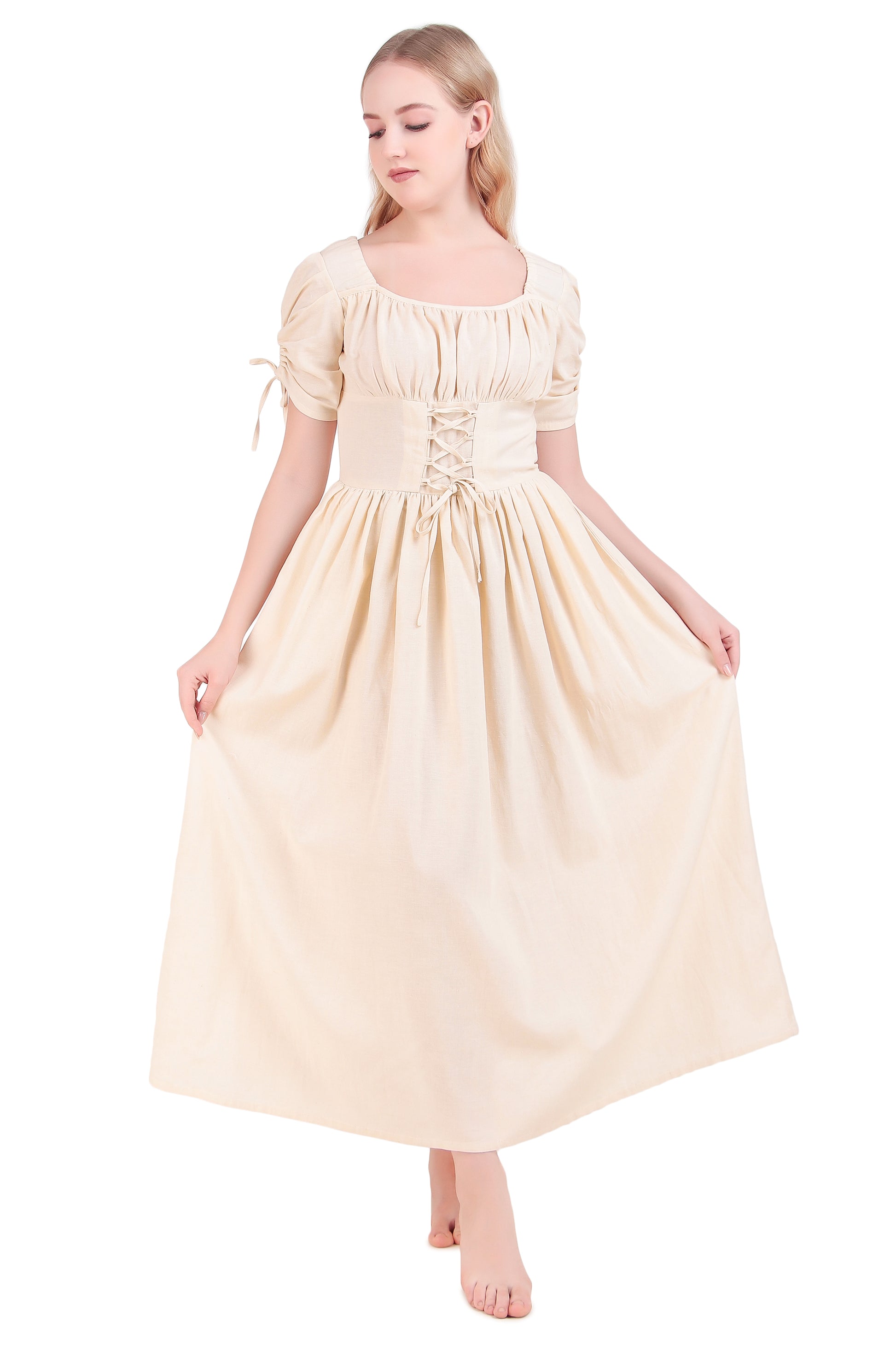 Chemise, Meadow Muse Dress : Natural A Masquerade Costume Chemise, Meadow Muse Dress : Natural A Masquerade Costume