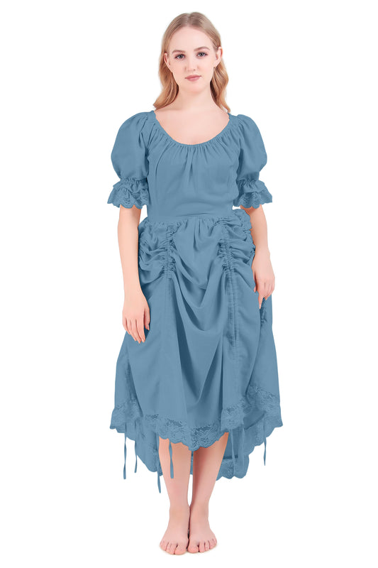 Chemise, Honeysuckle Dreams Bismark Blue