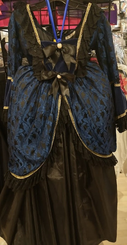 Gown, 18th c. Masquerade Royal Blue: Medium