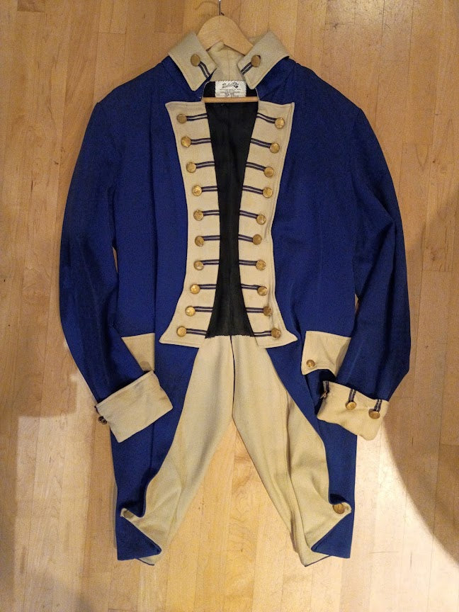 Frock Coat, 18th Century George Washington, L