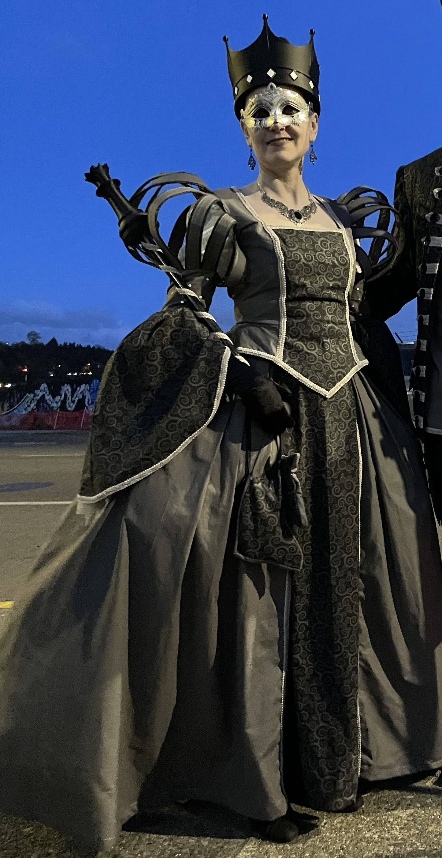 Dress, 18th c. Greyscale Chess Queen