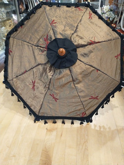 Parasol Umbrella, Cotton with Changeable covers, DARK